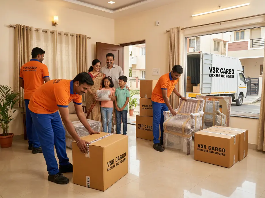 Step 05 – Delivery and Unpacking | VSR CargoPackers and Movers