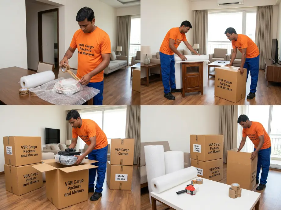 Step 02 – Packing | VSR CargoPackers and Movers