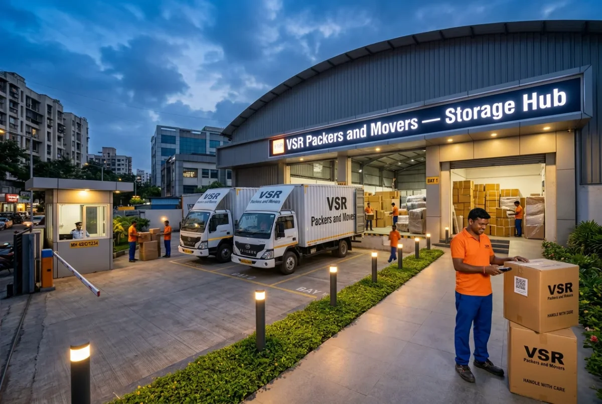 Secure climate-controlled warehousing and storage facility by VSR Packers and Movers India